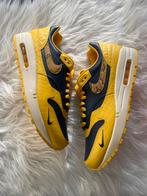 Nieuwe Nike Air Max 1 blauw geel slang snake maat eu 43, Overige kleuren, Nike, Nieuw, Ophalen of Verzenden