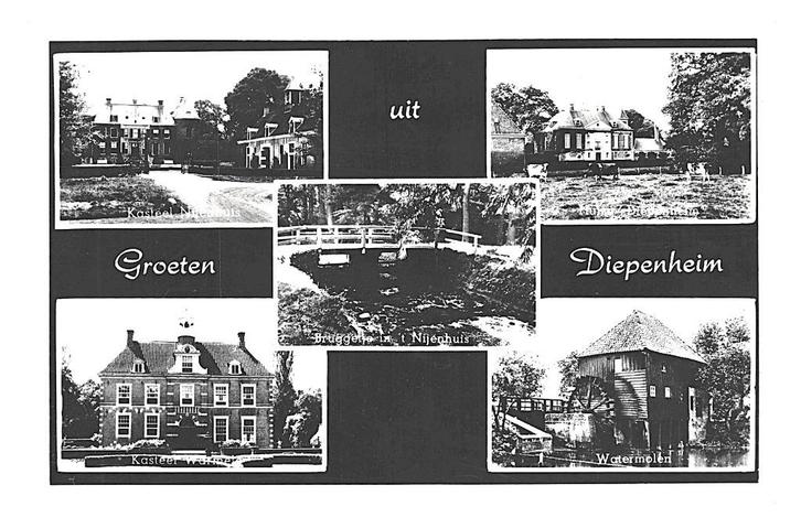 979019 Diepenheim Ov 1956 _Nette oude kaart Niet gelopen, Verzamelen, Ansichtkaarten | Nederland, Ongelopen, Overijssel, 1940 tot 1960