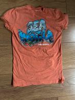 Sea World Orlando T-shirt maat s, Ophalen of Verzenden, Zo goed als nieuw, Oranje, Korte mouw