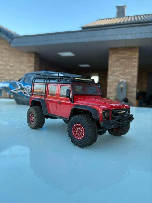 Goed wekerkende trx4m met upgrades, Hobby en Vrije tijd, Modelbouw | Radiografisch | Auto's, Zo goed als nieuw, Auto offroad, Elektro