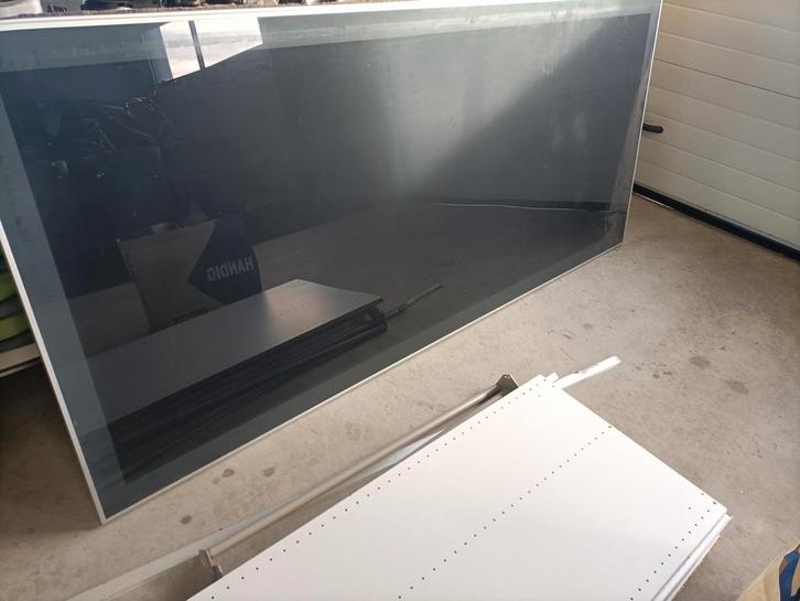 Twee schuifdeuren van glas voor Ikea Pax kast., Huis en Inrichting, Kasten | Kledingkasten, Ophalen of Verzenden