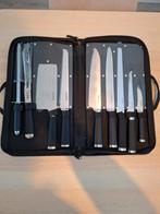 Messenset 9-delig - Professionele kwaliteit, Ophalen of Verzenden, Zo goed als nieuw, Rvs of Chroom, Vaatwasserbestendig