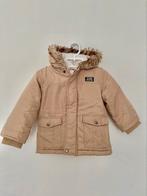 Zeeman winterjas gewatteerde beige parka jas met capuchon 86, Zeeman, Gebruikt, Jongetje of Meisje, Ophalen of Verzenden