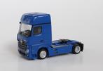 Herpa MB Actros Gigaspace blauw, Hobby en Vrije tijd, Modelauto's | 1:87, Verzenden, Nieuw, Bus of Vrachtwagen, Herpa