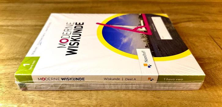 Moderne Wiskunde 1 HAVO VWO Deel A & B Leerboeken 13e editie, Boeken, Schoolboeken, Nieuw, Wiskunde B, VWO, Ophalen of Verzenden