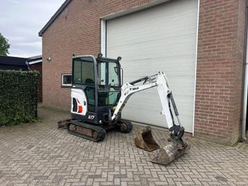 Bobcat E17 Minigraver graafmachine 1490 hours! (bj 2015) beschikbaar voor biedingen