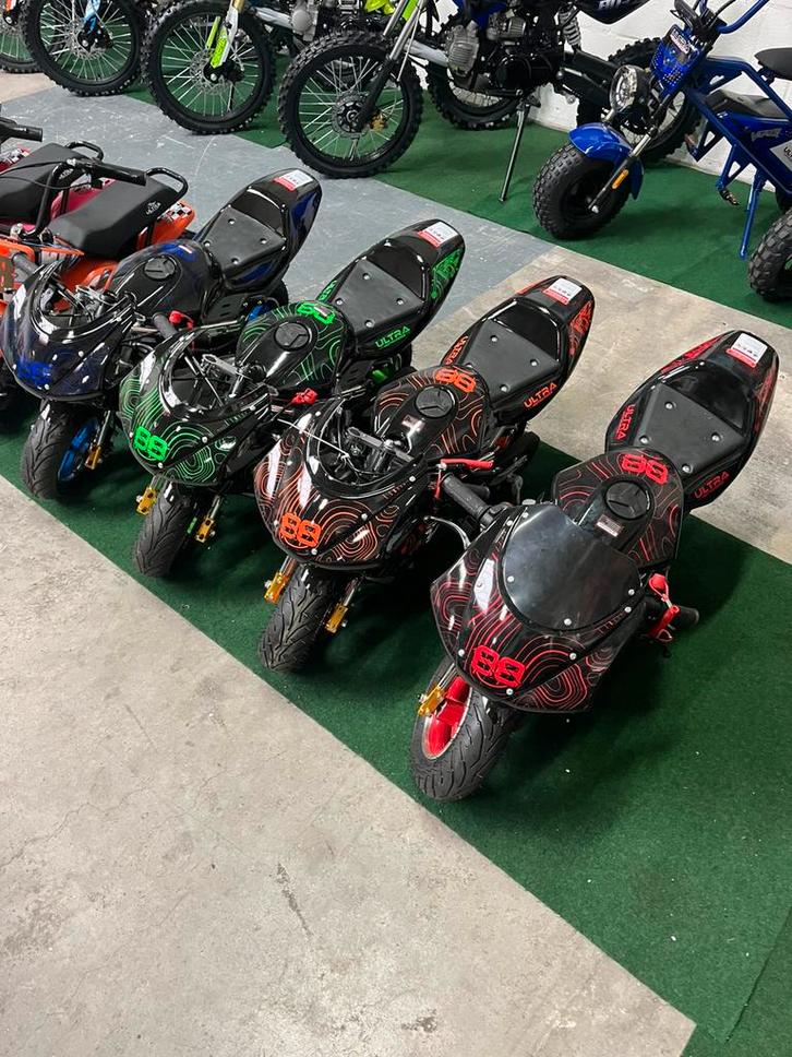 Nieuw Mini wegracer Pocketbike 50cc 2 Takt Automaat, Kinderen en Baby's, Speelgoed | Buiten | Accuvoertuigen, Nieuw, Ophalen of Verzenden