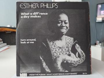 7" Single Esther Phillips - What A Diff'rence A Day Makes  beschikbaar voor biedingen