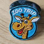 Embleem applicatie Patch Zoo trip giraffe, D, Nieuw, Ophalen of Verzenden, D