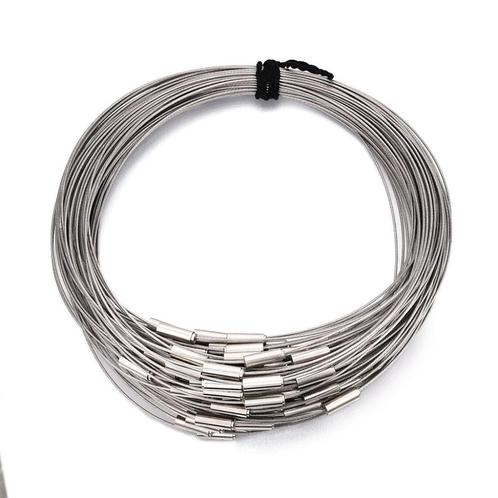 Spang met magneetsluiting van RVS - Nikkelvrij, 44,5 cm, Hobby en Vrije tijd, Kralen en Sieraden maken, Nieuw, Overige typen, Ophalen of Verzenden