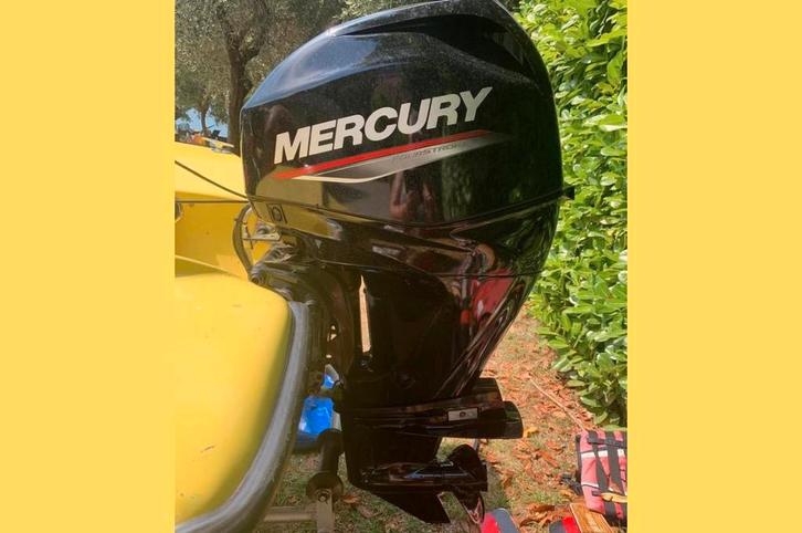 Mercury 40pk 4 takt 2022 injectie langstaart, Watersport en Boten, Motorboten en Motorjachten, Zo goed als nieuw, Polyester, Tot 6 meter