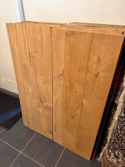 Massief eikenhouten panelen – voor meubelbouw of klussen, Doe-het-zelf en Verbouw, Hout en Planken, Zo goed als nieuw, Plank, Eiken