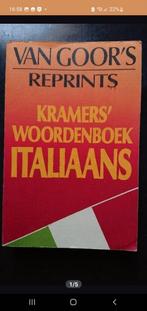 Van Goor's reprents/Kramers woordenboek Italiaans, Boeken, Woordenboeken, Ophalen of Verzenden, Kramers, Zo goed als nieuw, Italiaans