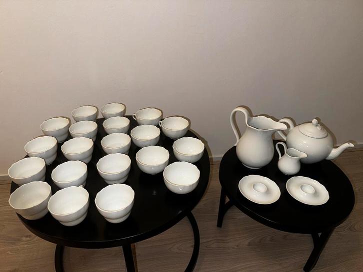 Hutschenreuther 1814 Grote porseleinen set, Huis en Inrichting, Woonaccessoires | Kandelaars en Kaarsen, Zo goed als nieuw, Minder dan 25 cm