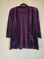 Shirt en blouse ineen Mt 40, Kleding | Dames, Gelegenheidskleding, Maat 38/40 (M), Overige typen, Paars, Ophalen of Verzenden