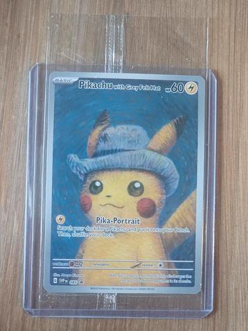 Pokémon kaart - Pikachu with Grey Felt Hat , in verpakking beschikbaar voor biedingen