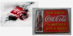 Coca cola reclame bord coca cola Ice cold, Verzamelen, Merken en Reclamevoorwerpen, Nieuw, Reclamebord, Verzenden