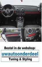 Dashboard Interieurlijsten Rood Carbon Geschikt voor Audi A3