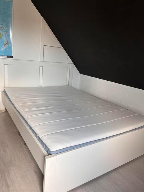 Ikea songesand 140x200 zgan bed matras lattenbodems, Huis en Inrichting, Slaapkamer | Bedden, Zo goed als nieuw, Tweepersoons