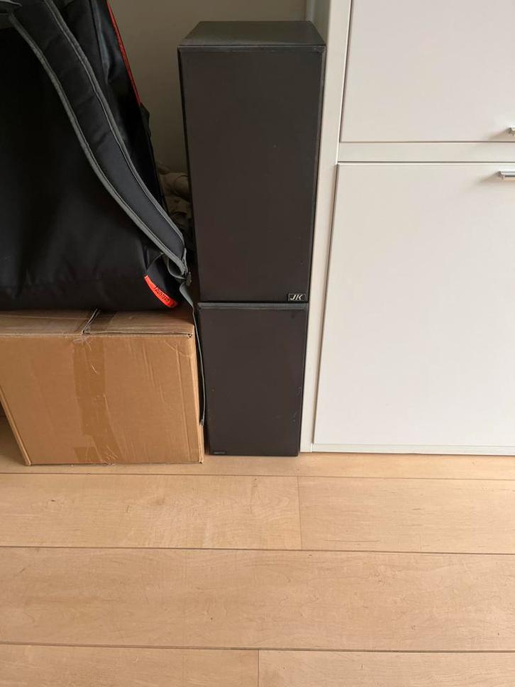 JK Acoustics Optima 5 - Zwart overgeschilderd, Audio, Tv en Foto, Luidsprekers, Gebruikt, Front, Rear of Stereo speakers, 60 tot 120 watt