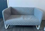 IKEA tweezits bank knopparp grijs, Huis en Inrichting, Banken | Sofa's en Chaises Longues, Ophalen, Gebruikt, Tweepersoons, 75 tot 100 cm