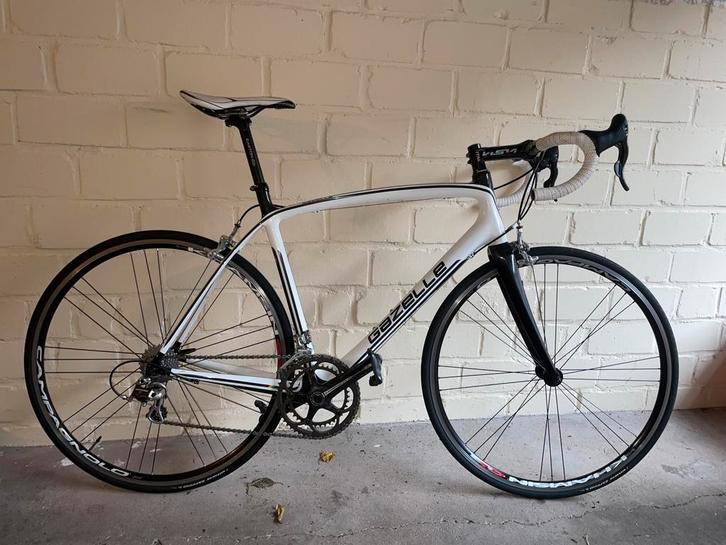 Gazelle Silhouet Carbon 58 cm – Campagnolo Chorus 11-speed, Fietsen en Brommers, Fietsen | Racefietsen, Gebruikt, Heren, Gazelle