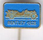 Bentley 1928 blauw op koper oldtimer auto speldje( A_151a ), Verzamelen, Speldjes, Pins en Buttons, Verzenden, Nieuw, Transport