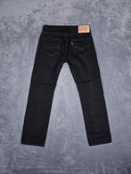 Levi's 501 Broek W33 L32 Zwart Denim Straight Fit Jeans, Kleding | Heren, Zwart, Ophalen of Verzenden, Zo goed als nieuw, Levi