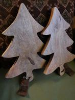 Snijplank 1! Kerstboom vorm, van mooi olijfhout +-28H Miekje, ., Ophalen of Verzenden, Zo goed als nieuw, .