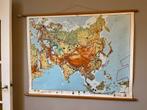 Vintage Topografische Schoolplaat – Azië (1970), Ophalen