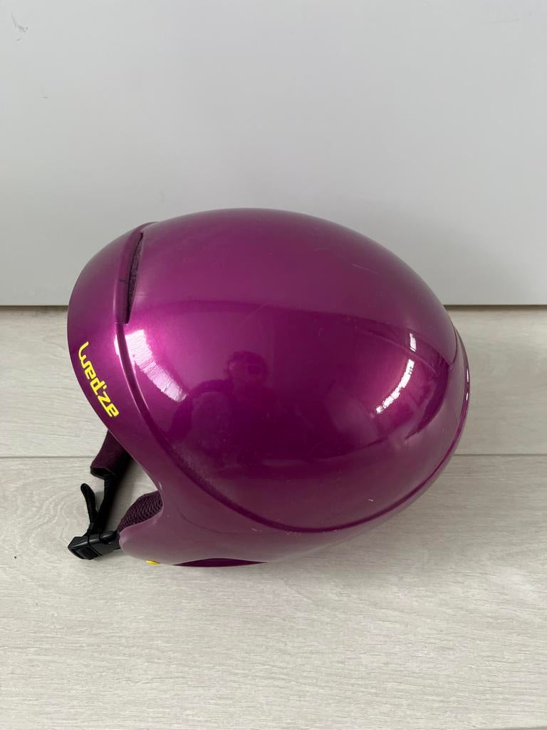 Paarse Skihelm - Maat 53-56cm, Overige typen, Zo goed als nieuw, Skiën, Ophalen