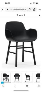 2x Norman Copenhagen stoel, Huis en Inrichting, Stoelen, Ophalen, Overige materialen, Twee, Zwart