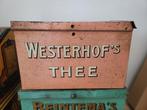 Antiek Fries winkelblik, Westerhofs Thee., Ophalen of Verzenden, Gebruikt, Thee