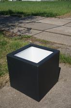 Polyester bloembak plantenbak 60x60x60 | Zwart of wit, Tuin en Terras, Bloembakken en Plantenbakken, Tuin, Kunststof, Vierkant