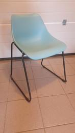 Design stalen stoelen 4x., Blauw, Zo goed als nieuw, Ophalen