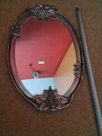 antieke spiegel met tinnen rand van ruim 600 gram 95% tin, Antiek en Kunst, Antiek | Spiegels, Minder dan 100 cm, Minder dan 50 cm