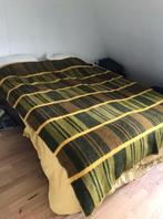 Vintage scheerwol deken schoon 175x200, Huis en Inrichting, Woonaccessoires | Plaids en Woondekens, Ophalen, Gebruikt
