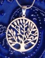 Levensboom hanger van zilver, Ophalen of Verzenden, Nieuw, Zilver, Zilver