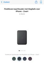 Finewolven kaarthouder met MagSafe voor iPhone - Zwart, Verzenden, Nieuw, Zwart