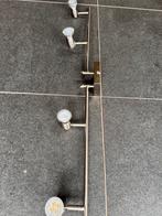 Plafond led lamp, rvs inclusief 4 ledlampen, Huis en Inrichting, Lampen | Plafondlampen, Ophalen, Zo goed als nieuw, Metaal, Modern