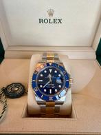 ROLEX SUBMARINER STEEL GOLD BLUE DIAL, Sieraden, Tassen en Uiterlijk, Horloges | Heren, Ophalen, Staal, Rolex, Zo goed als nieuw