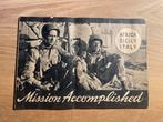 Boekje “Afrika, Sicilië Italië Mission accomplished”, Ophalen of Verzenden, Overige soorten, Amerika, Boek of Tijdschrift