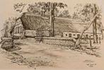 Amersfoort .. Boerderij Hogerhorst .., Antiek en Kunst, Kunst | Tekeningen en Foto's, Ophalen of Verzenden