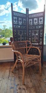 Rotan stoel, bohemian,  boho, naturel, Huis en Inrichting, Stoelen, Ophalen, Zo goed als nieuw, Bruin, Eén
