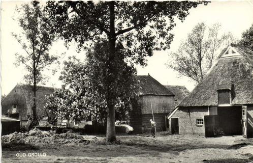 Oud Grollo - dorpsgezicht - 1968 gelopen, Verzamelen, Ansichtkaarten | Nederland, Gelopen, Utrecht, 1960 tot 1980, Ophalen of Verzenden