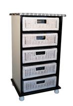 Hoge ladekast, Huis en Inrichting, Kasten | Ladekasten, Ophalen, 5 laden of meer, 100 tot 150 cm, 50 tot 100 cm