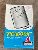 Vintage Peacock Pocket Warmer Jaren ‘50, Ophalen of Verzenden, Gebruikt, Aansteker