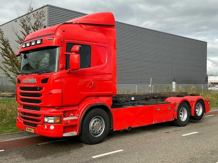 2012 Scania R620LB6x2MNB V8 Containerauto, Auto's, Vrachtwagens, Bedrijf, Scania, Overige brandstoffen, Euro 5, Geïmporteerd