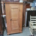 Brocante oude grenen eendeurskast garderobekast hangkast, Ophalen