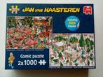 Jan van Haasteren 2x1000 legpuzzels met kerst thema, Ophalen of Verzenden, 500 t/m 1500 stukjes, Zo goed als nieuw, Legpuzzel
